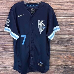 ⭐️Nike Bobby Witt Jr. KC Royals Men's City Connect Limited Player Jersey SZ 44 M